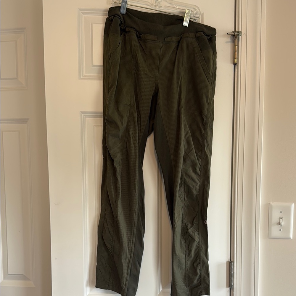 lululemon athletica Olive Green Track Pants